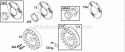 Flywheels Rotating Screens Diagram and Parts List for 135202-0253-01  Briggs and Stratton Engine